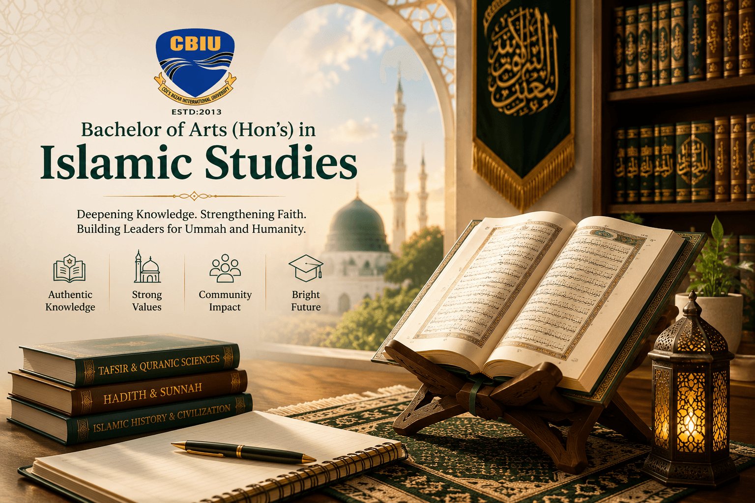 Bachelor of Arts (Hon's) in Islamic Studies